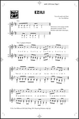 Ezili SAA choral sheet music cover